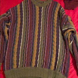 Vintage Multicolored Pattern Sweater